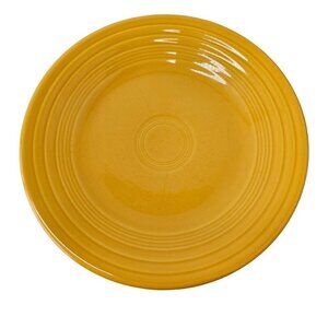 Homer Laughlin Fiesta Ware Daffodil Yellow 9” Lunch Plate Lead Free Ceramic